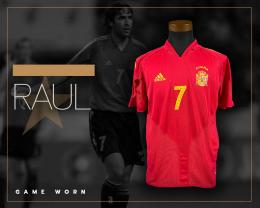 83   -  RAÚL #7 | 2005 SPAIN | GAME WORN vs URUGUAY | SWAPPED | PHOTOMATCHED