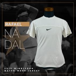 1   -  RAFAEL NADAL | 2015 WIMBLEDON | MATCH WORN JERSEY 