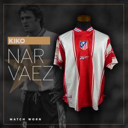 103   -  KIKO NARVAEZ #9 | 1999/00 ATLETICO MADRID | MATCH WORN | PLAYER PROVENANCE