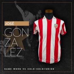 104   -  JUAN JOSÉ GONZALEZ SIERRA  #3 | 1977 AT MADRID | GAME WORN vs COLO-COLO/UNION | PLAYER PROVENANCE | SWAPPED 