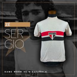 105   -  ZÉ SERGIO  #11 | 1978 LIBERTADORES SAO PAULO | GAME WORN vs U ESPAÑOLA | PLAYER PROVENANCE | SWAPPED 