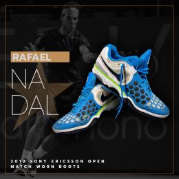 11   -  RAFAEL NADAL | 2012 SONY ERICSSON OPEN | MATCH WORN BOOTS | PHOTOMATCHED