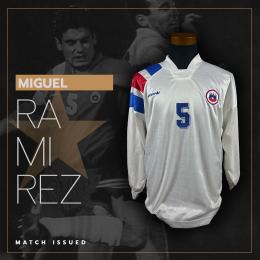 114   -  MIGUEL RAMIREZ #5 | 1994 FRIENDLY CHILE | MATCH ISSUED 