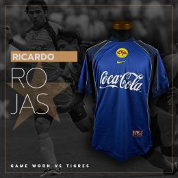 127   -  RICARDO ROJAS #16 | 2001 AMERICA | GAME WORN vs TIGRES | PLAYER PROVENANCE