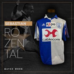 128   -  SEBASTIAN ROZENTAL #9 | 2002/03 GRASSHOPPER | MATCH WORN | PLAYER COLLECTION