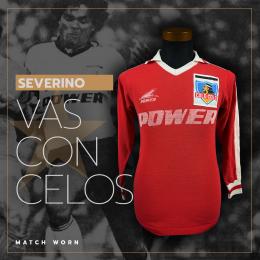 131   -  SEVERINO VASCONCELOS  #10 |1981 COLO-COLO | MATCH WORN | MUSEUM PIECE