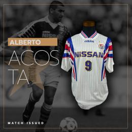 142   -  ALBERTO ACOSTA 39 | 1996 YOKOHAMA MARINOS | MATCH ISSUED | PLAYER PROVENANCE