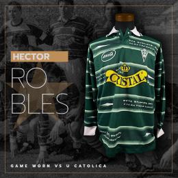 159   -  HECTOR ROBLES #16 | 1997 OSORNO | GAME WORN vs U CATOLICA | SWAPPED 