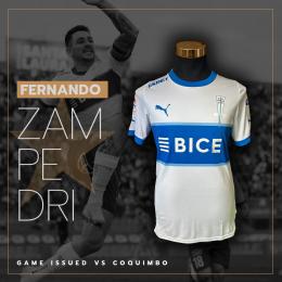 160   -  FERNANDO ZAMPEDRI #9 | 2024 U CATOLICA |  GAME ISSUED vs COQUIMBO | SIGNED | CHARITY PURPOSE