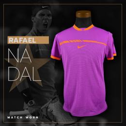 19   -  RAFAEL NADAL | 2017 MASTERS MONTECARLO |  MATCH WORN JERSEY