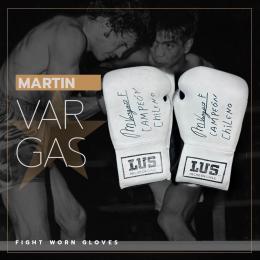 24   -  MARTIN VARGAS | 2024 EXHIBITION BOUT | SIGNED RING WORN GLOVES