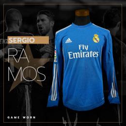 25   -  SERGIO RAMOS #4 | 2013/14 REAL MADRID | GAME WORN vs RAYO | PLAYER PROVENANCE | SWAPPED 