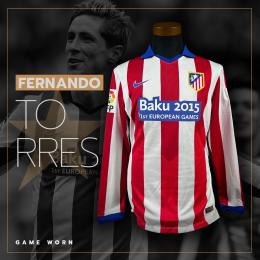 26   -  FERNANDO TORRES #19 | 2014/15 ATLETICO MADRID | GAME WORN vs CELTA | PLAYER PROVENANCE | SWAPPED 