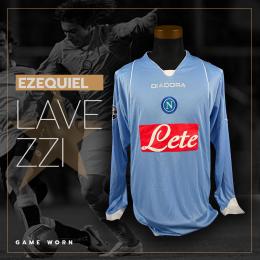 28   -  EZEQUIEL LAVEZZI #7 | 2007/08 NAPOLI | GAME WORN vs CAGLIARI | SWAPPED |  PLAYER PROVENANCE 