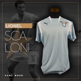 29   -  LIONEL SCALONI #6 | 2007/08 LAZIO | GAME WORN vs CAGLIARI | PLAYER PROVENANCE | SWAPPED 