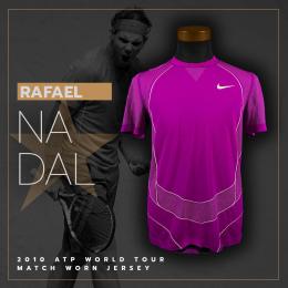 3   -  RAFAEL NADAL | 2010 WORLD TOUR FINALS  | MATCH WORN JERSEY 