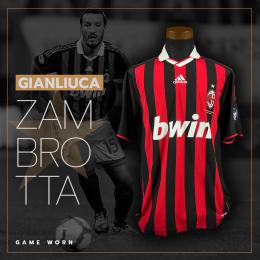 31   -  GIANLUCA ZAMBROTTA #15 | 2009/10 MILAN | GAME WORN vs CAGLIARI | PLAYER PROVENANCE | SWAPPED