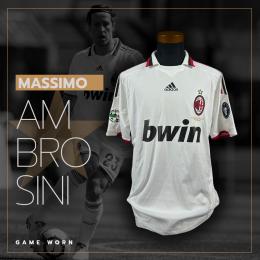 35   -  MASSIMO AMBROSINI #23 | 2009/10 MILAN | GAME WORN vs CAGLIARI | PLAYER PROVENANCE | SWAPPED