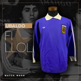 38   -  UBALDO FILLOL # 1 | 1978 PRE WORLD CUP | MATCH WORN | MUSEUM PIECE