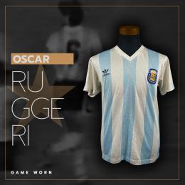 42   -  OSCAR RUGGERI #6 |1992 ARGENTINA |  GAME WORN vs  POLAND |  