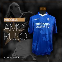 43   -  LORENZO AMORUSO #4 | 2002/03 GLASGOW RANGERS | MATCH WORN