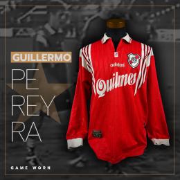 47   -  GUILLERMO PEREYRA #24 | 1998 MERCOSUR  RIVER PLATE | GAME WORN vs  VASCO