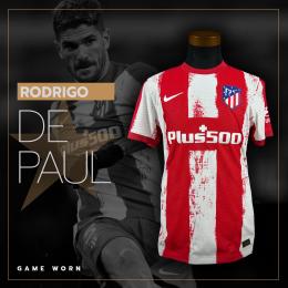 53   -  RODRIGO DE PAUL #5 | 2022 AT. MADRID  | GAME WORN vs MAJADAHONDA | PHOTOMATCHED