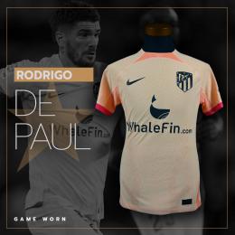 54   -  RODRIGO DE PAUL #5 | 2022/23 ATLETICO MADRID  | MATCH WORN | EXCLUSIVE AWAY  DESIGN