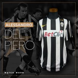 66   -  ALESSANDRO DEL PIERO #10 | 2010/11 JUVENTUS | MATCH WORN | PLAYER PROVENANCE