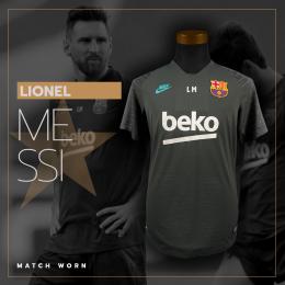 75   -  LIONEL MESSI #10 |  2019/20 BARCELONA | UCL TRAINING WORN 