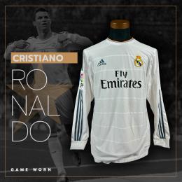 77   -  CRISTIANO RONALDO #7 | 2013/14 REAL MADRID | GAME WORN vs RAYO | PLAYER PROVENANCE | SWAPPED | PHOTOMATCHED | MUSEUM PIECE