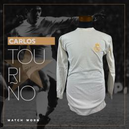 78   -  JUAN CARLOS TOURIÑO #2 | 1975  REAL MADRID | MATCH WORN | MUSEUM PIECE