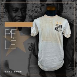 80   -  PELE #10 | 1974 SANTOS | GAME WORN vs BARCELONA | PROVENANCE | MUSEUM PIECE