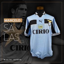 83   -  MARCELO SALAS #9 | 1998/99 SS LAZIO | MATCH WORN | COA