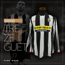 84   -  DAVID TREZEGUET #17 | 2008/09 JUVENTUS | GAME WORN vs CAGLIARI | PLAYER PROVENANCE | SWAPPED | PHOTOMATCHED