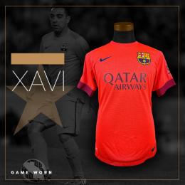 85   -  XAVI #6 | 2014/15 BARCELONA | GAME WORN vs CELTA | PLAYER PROVENANCE | SWAPPED 