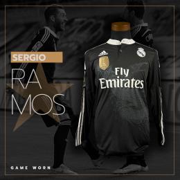 86   -  SERGIO RAMOS #4 | 2014/15 REAL MADRID | GAME WORN vs CELTA | PLAYER PROVENANCE | SWAPPED 