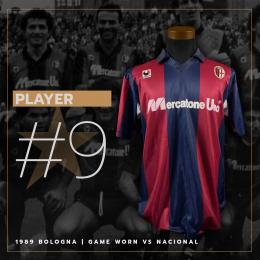 10   -     PLAYER #19 | 1989 BOLOGNA | GAME WORN vs NACIONAL