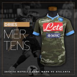 18   -  DRIES MERTENS #14 | 2013/14 NAPOLI | GAME WORN VS ATALANTA