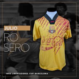 27   -  JULIO CESAR ROSERO #10 |1993 LIBERTADORES CUP BARCELONA  | GAME WORN vs BELLAVISTA