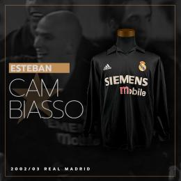 32   -  ESTEBAN CAMBIASSO #19 | 2002/03 REAL MADRID | MATCH WORN