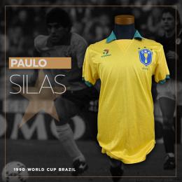 41   -  PAULO SILAS #10 | 1990 WORLD CUP BRAZIL | MATCH WORN 