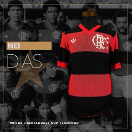 42   -  NEI DIAS #16 | 1981/83 LIBERTADORES CUP FLAMENGO | MATCH WORN