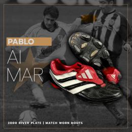 47   -  PABLO AIMAR #10 | 2000 RIVER PLATE | MATCH WORN BOOTS