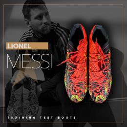 48   -  LIONEL MEESI #10 | 2020/21 BARCELONA | TRAINING TEST BOOTS | ONLY 5 MATCHES