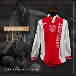 6   -  MARIANO JUAN #23 | 1997/98 AJAX | MATCH WORN 