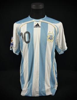 62   -  JUAN ROMAN RIQUELME #10 | 2007 WCQ ARGENTINA | GAME WORN VS CHILE | PHOTOMATCHED