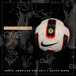 82   -  OFFICIAL BALL OMB | SOUTH AMERICAN CUP 2011 | MATCH WORN