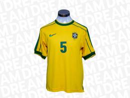 4   -  FLAVIO CONCEICAO #5 | 1999 BRAZIL NATIONAL TEAM | MATCH WORN 