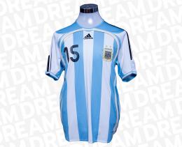 57   -  GABRIEL MILITO #15 | 2006 ARGENTINA NATIONAL TEAM | MATCH ISSUED